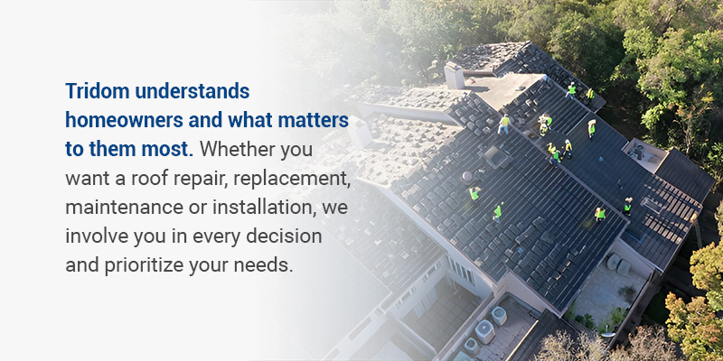 Why Choose Tridom as Your Residential Roofer?